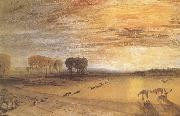 Petworth Park,with Lord Egremont and his dogs, J.M.W. Turner